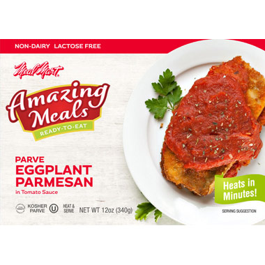 Meal Mart Amazing Meals Parve Eggplant Parmesan in Tomato Sauce 12 oz