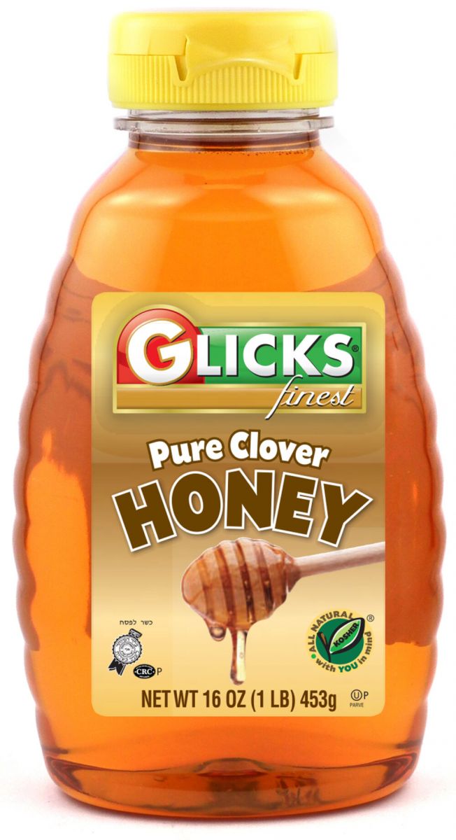 Glicks Pure Clover Honey 16 oz