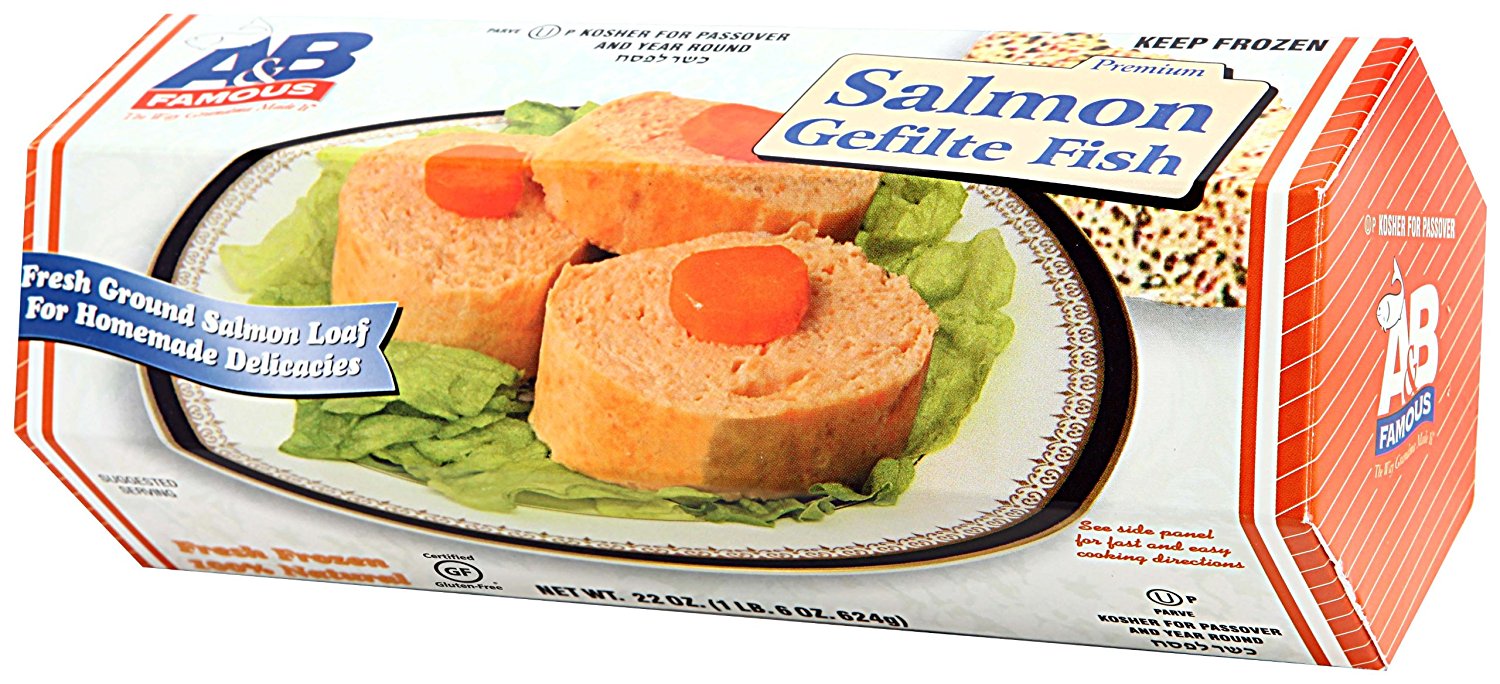 A&B salmon gefilte fish 20 oz