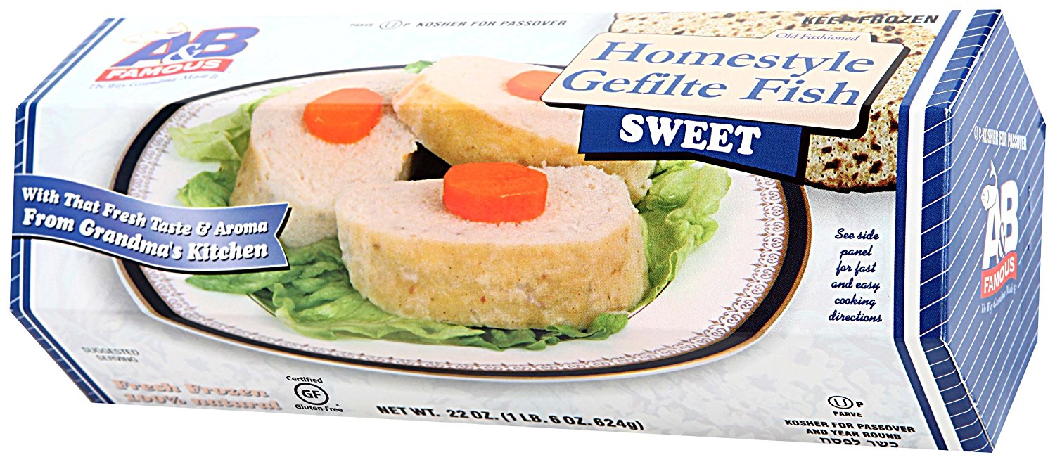 A&B gefilte fish sweet 20 oz