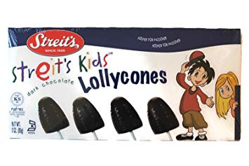 Streits Dark Chocolate Lollycones 6 oz