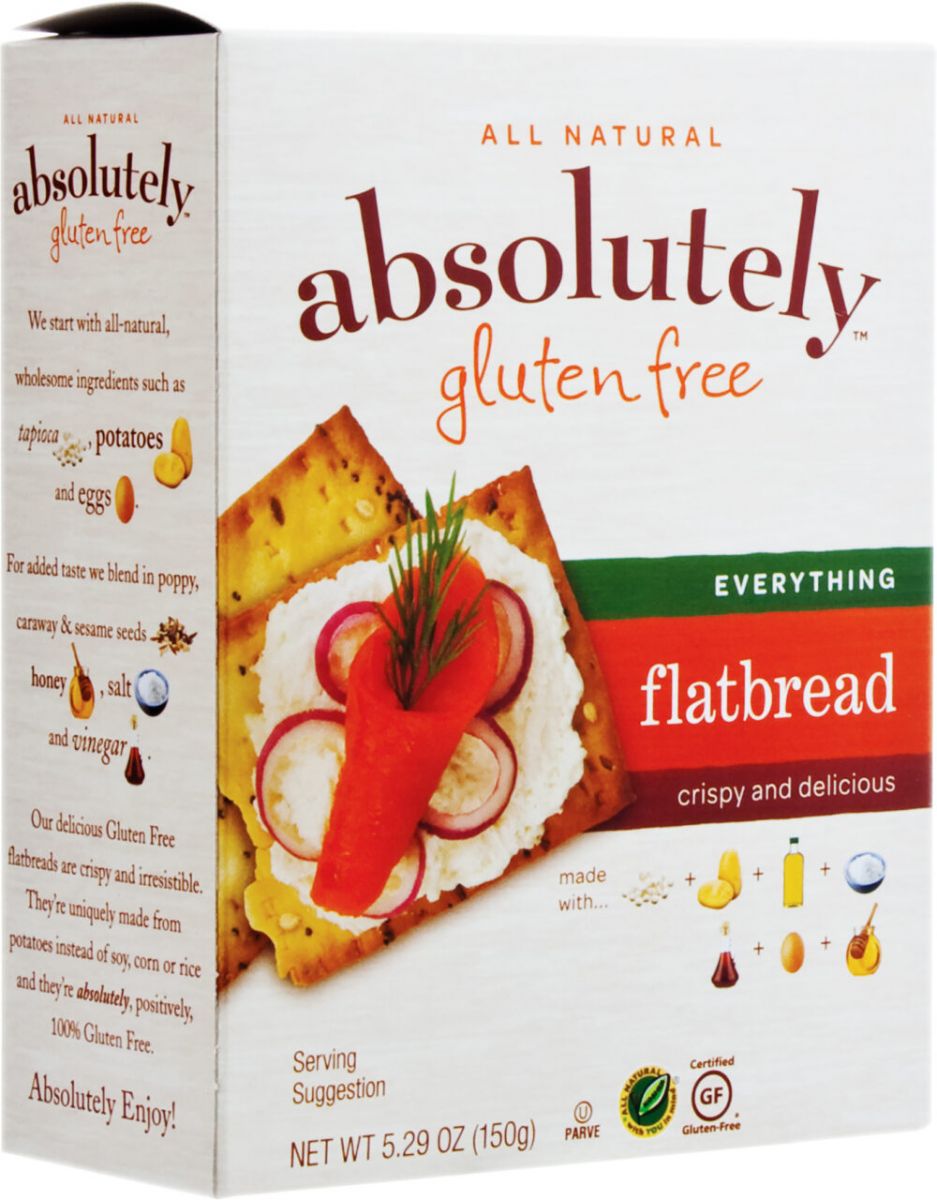 Absolutely Gluten Free Everything Flatbreads 5.29 oz