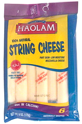 Haolam 100% Natural String Cheese 6 ct