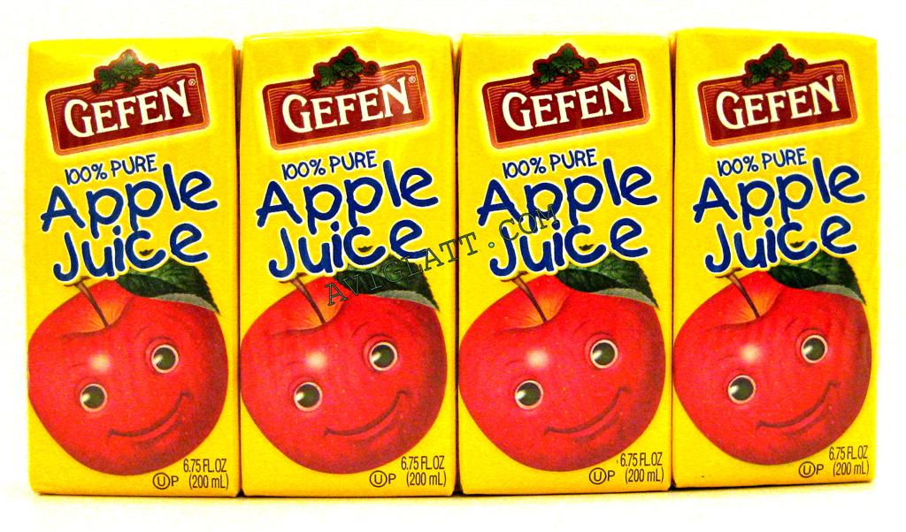 Gefen 100% Apple Juice 4 6.75 oz