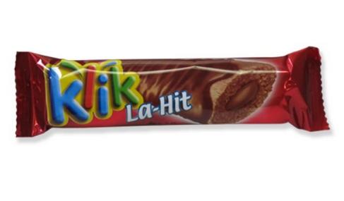 Klik La-Hit Fine Milk Chocolate Crispy Bar Filled with Nougat 1.23 oz