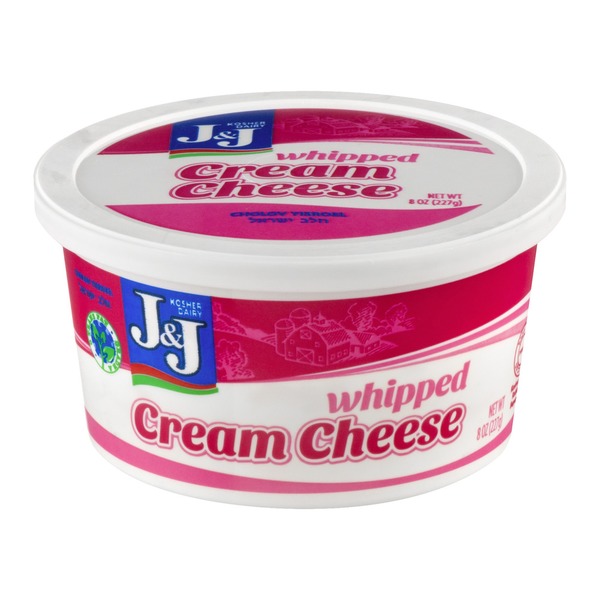 J & J Whipped Cream Cheese 8 oz