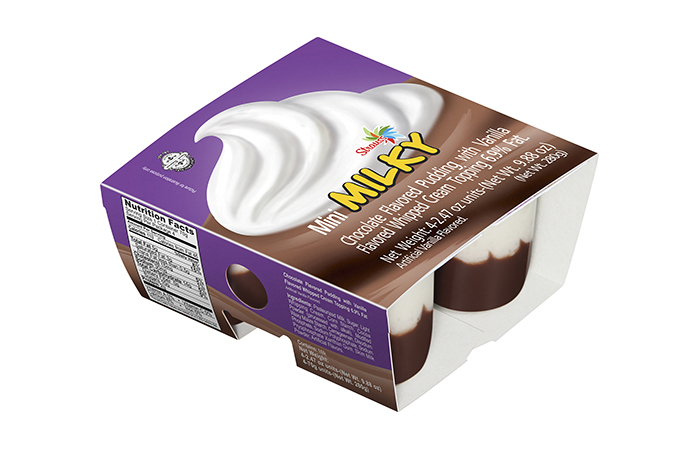 Strauss Milky Mini Chocolate 4 2.47 oz Pack