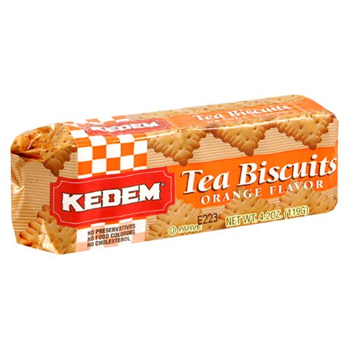 Kedem Tea Biscuits Orange Flavor 4.2 oz