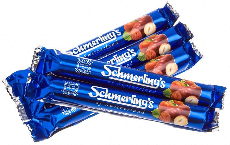 Schmerling's Milk Chocolate Praline Bars 4 x 0.81 oz Pack
