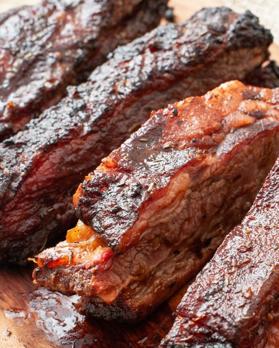Beef Spare Ribs in BBQ Sauce LB.